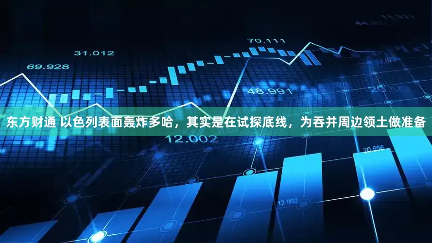 东方财通 以色列表面轰炸多哈，其实是在试探底线，为吞并周边领土做准备